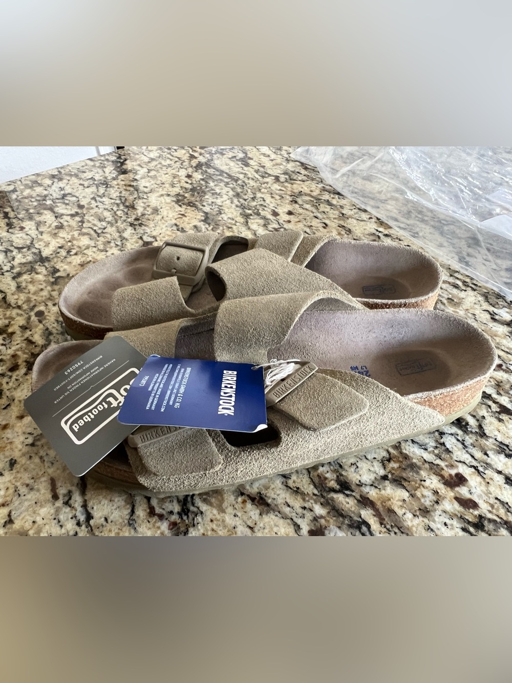Birkenstock Arizona BS Narrow Suede Sandal 38 - Picture 3 of 9